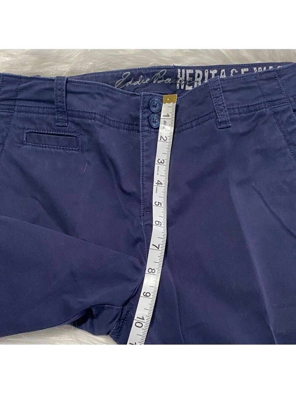 Eddie Bauer Women's Dark Blue Bermudas - Picture 4 of 6